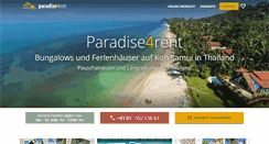 Desktop Screenshot of paradise4rent.de